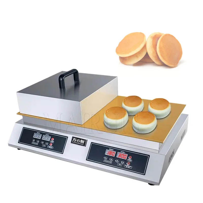 

Double Plate Commercial 110V 220V Souffle Maker Snacks Machine Copper Pan Rapid Heating Fluffy Pancake Baker Souffle Machine