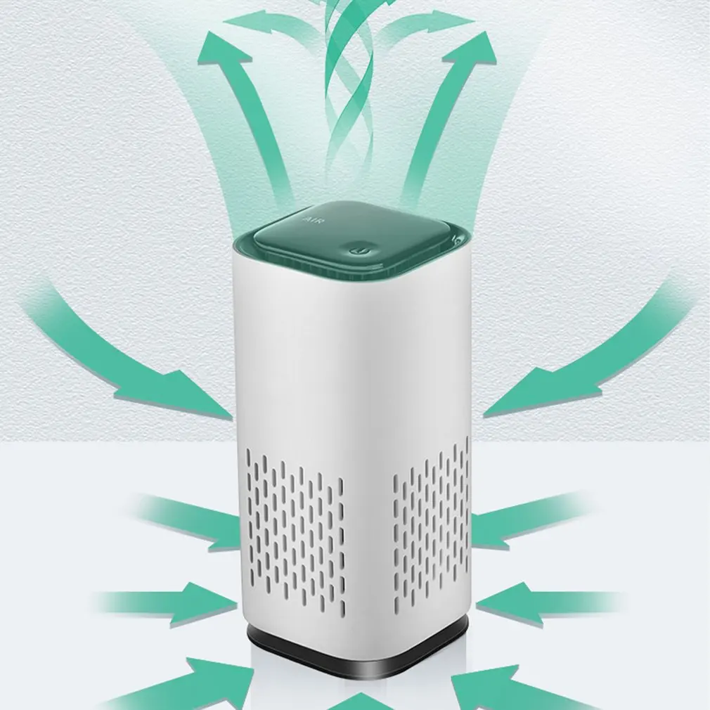 

Mini Anion Air Purifier Electrostatic Adsorption Dust Removal Intelligent Control Portable Air Purifier For Car Home Office