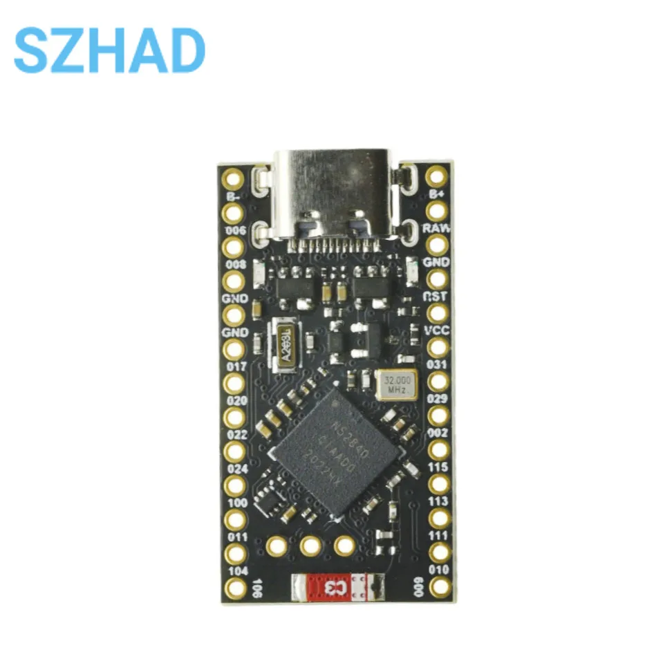 1-20PCS NRF52840 개발 보드는 Nice Nano V2.0과 호환됩니다. 블루투스 호환 충전 관리 프로 마이크로