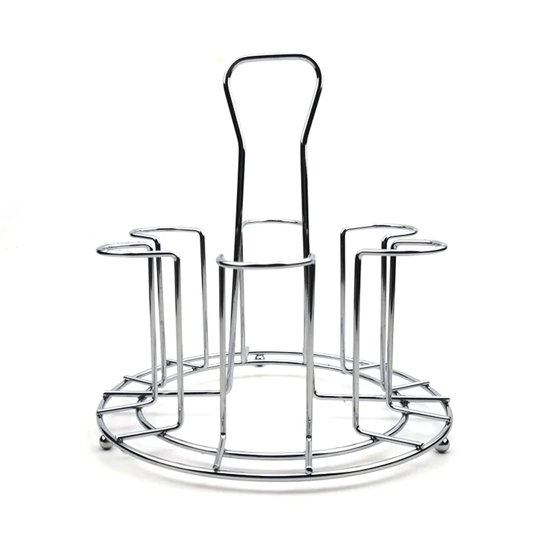 1Pcs Bar Metal Glass Cup Storage Rack for Water Mug Draining Drying Organizer Drain Holder Stand Useful Home Kitchen Supply 5