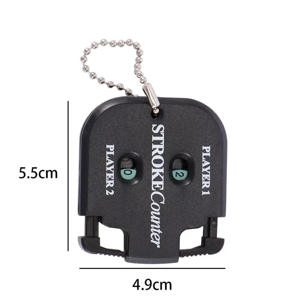 Mini Handy Golf Shot Count Stroke Putt Score Counter Two Digits Scoring Keeper With Key Chain Golf Accessorie Golf Training Aids