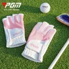 PGM 1 Pair Women's Open Finger Golf Gloves Breathable Mesh PU Sunscreen Finger Cover Left and Right Hand ST032 5