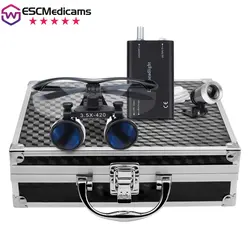 Dental Loupe Surgical Magnifier 2.5X3.5X Magnification Binocular Medical Magnifier Dentistry Surgical Optical Glass Lens Dentist
