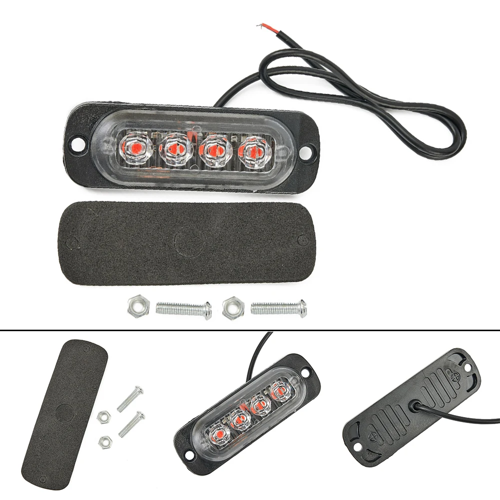 4led Offroad-PKW-LKW Sicherheit dringend arbeiten Nebel rotes Licht 12v  800lm Streifen lampe Beleuchtung & Lampen Autozubehör - AliExpress