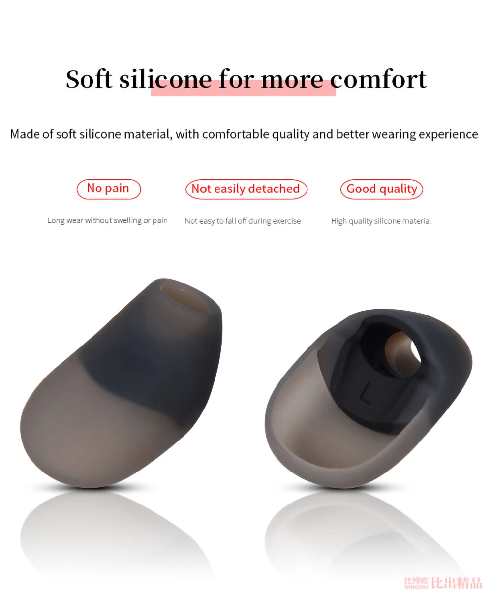 Silicone Ear Tips for Kingston HyperX 2 Cloud Earbuds II Eartips for HyperX Cloud2 Skylark Anti-drop Earphone Tips Earplugs