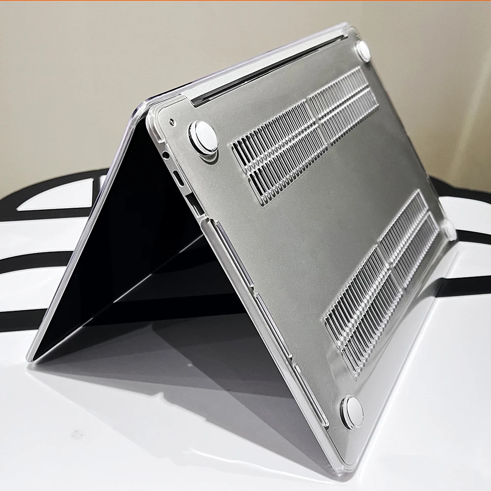 Capa de Laptop Preta Fosca para Macbook Novo Chip m1 m2 m3 ar Pro13 14 153 16 Libras A2941a2681 2023 2023 - Imagem 5