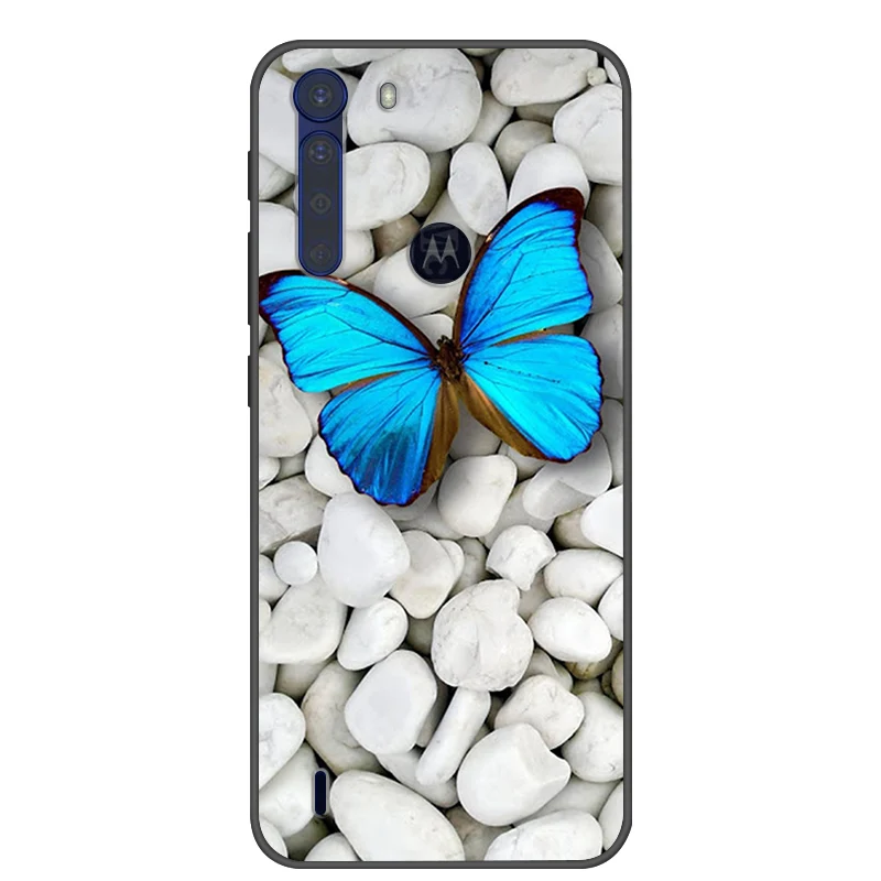 Fashionable Cool Soft Silicone Cover for Motorola One Fusion+ Phone