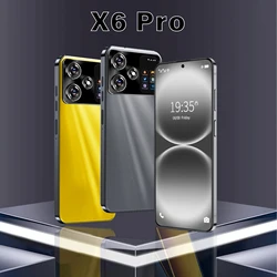 Oryginalny smartfon X6 Pro 7. 3-calowy wersja globalna 16G + 1TB Snapdragon 8 gen3 Android14 50 + 108MP 4G/5G telefon komórkowy telefon komórkowy NFC