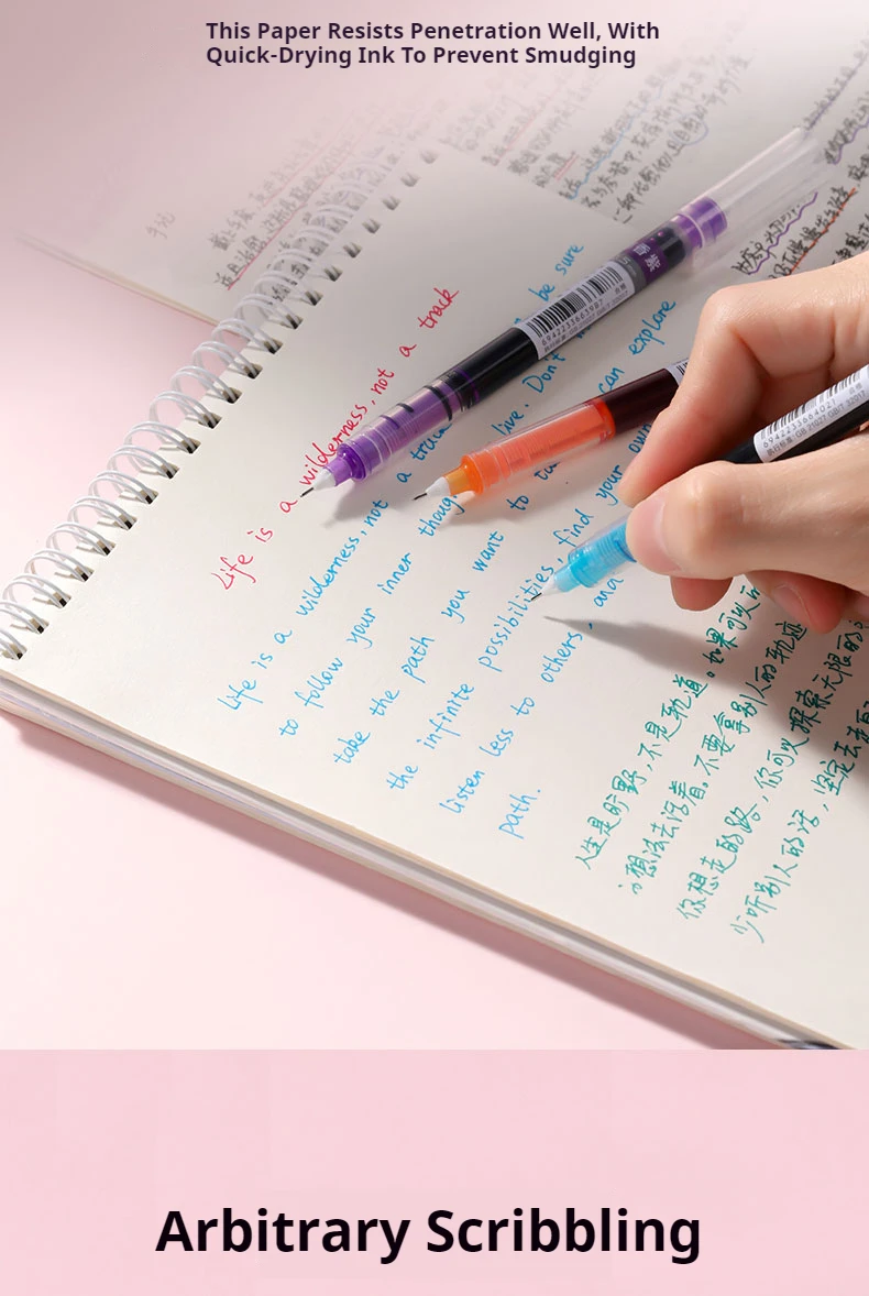 10-teiliges Gelschreiber-Set in verschiedenen Farben mit Nadelspitze, glattes Schreiben, lustiges Briefpapier, Geschenk für Studenten, Sammler-Stift-Kollektion – Detail 6