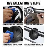 VW Car Front Grill Rear Trunk Emblem Lid For VW GTI Polo Golf MK6 MK7 MK8 Passat B6 B7 B8 B9 Tiguan CC T-ROC Arteon Jetta ID.3 5
