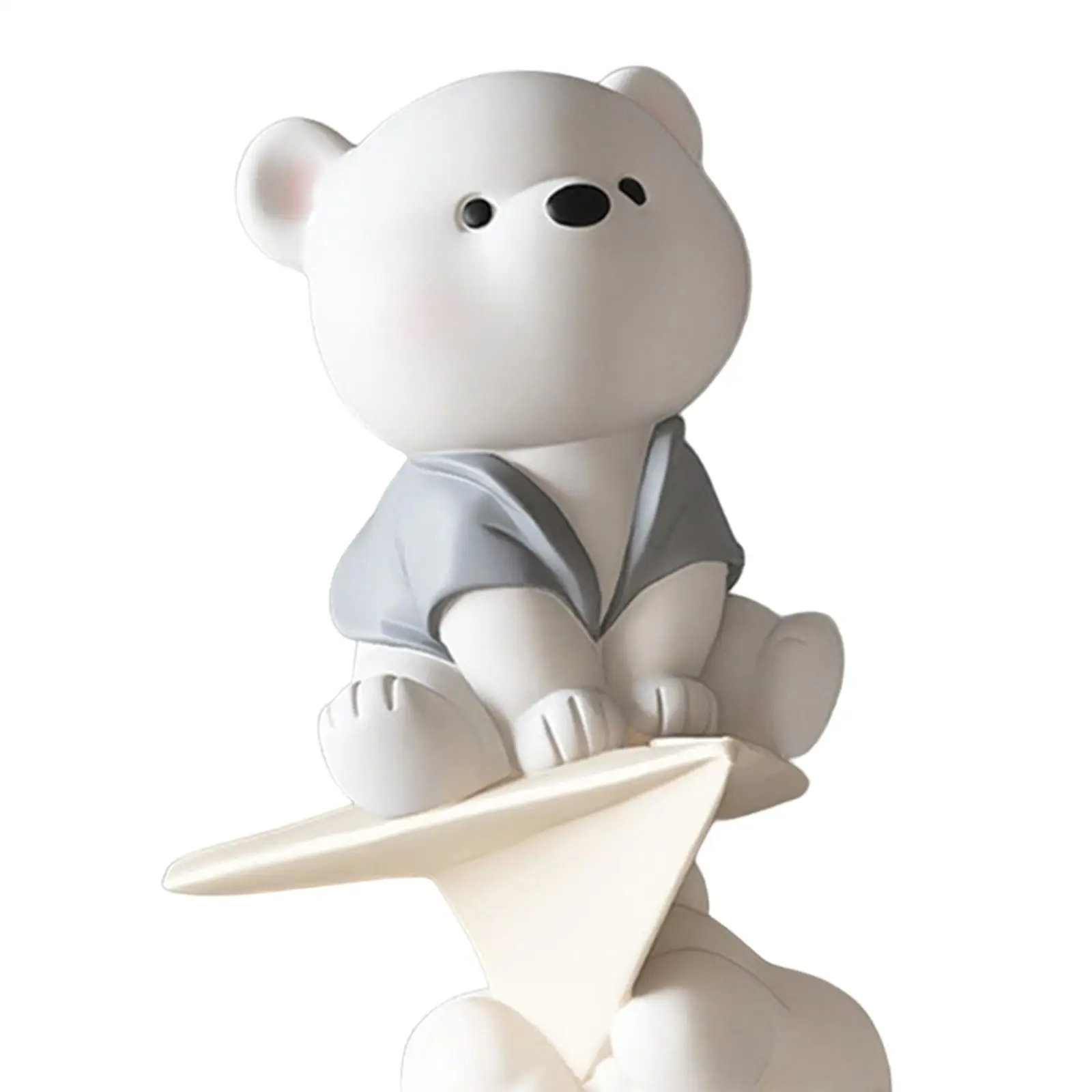 Adorable Bear Statue Ornament Table Versatile Collection Desktop Sculpture for Cabinets Bookshelf Entryway Bedroom Decoration Adorable Bear Statue Ornament Table Versatile Collection Desktop Sculpture for Cabinets Bookshelf Entryway Bedroom Decoration