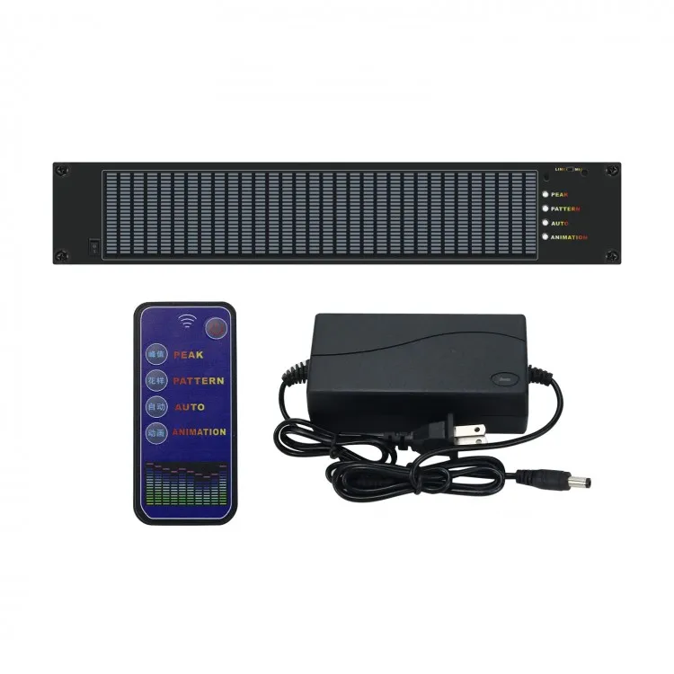 

JA12832 Music Spectrum Display Full Color Rhythm Light With 2U Rack Supports Remote Control