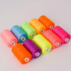 Vibrant Polyester Sewing Thread Set - Premium Hand & Machine Embroidery Threads (10,000 Yards Total) for Quilting & Clothing Repair (C)
