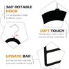 1pc Four Layer Pants Rack Velvet Pants Hanger Saves Space, Anti Slip Pants Hanger Stores and Organizes Jeans, Scarves, and Ties 6