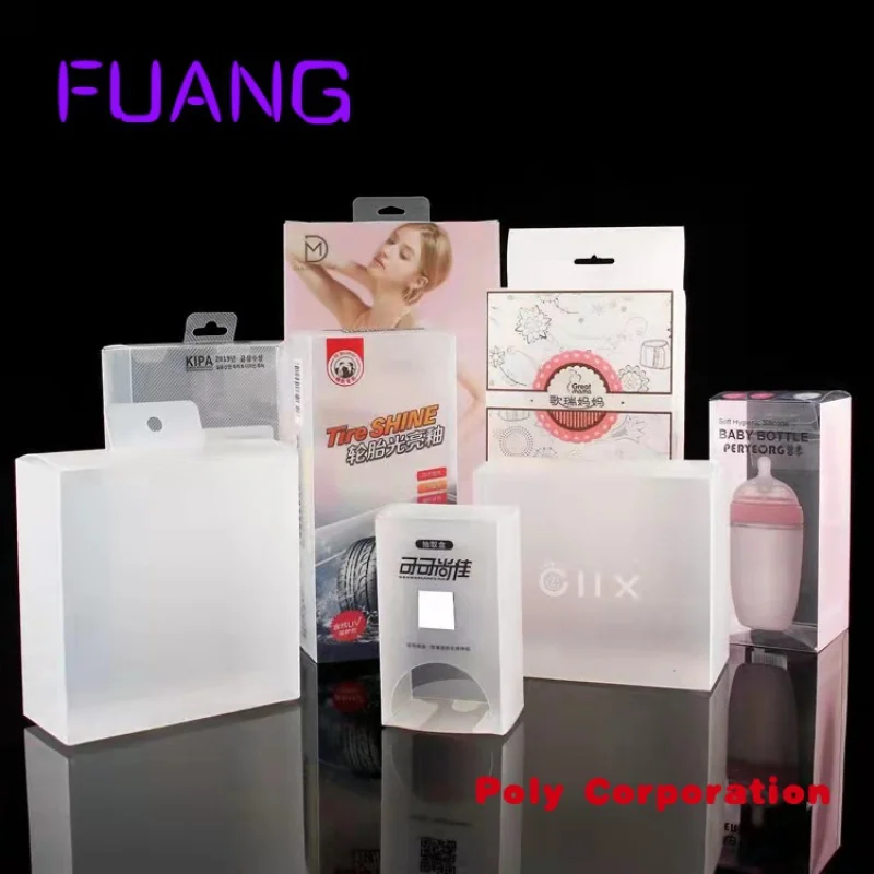 Custom Blank Frosted PP Packaging Box Transparent PET Box Clear PVC Plastic  Box Manufacturers