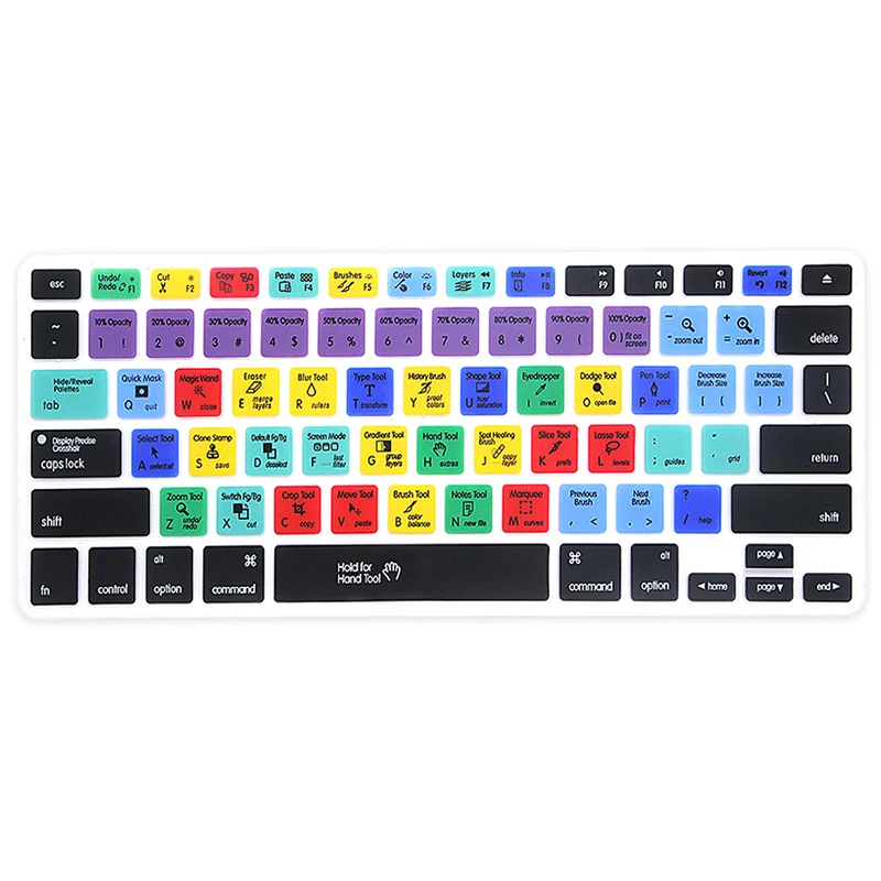 핫키 키보드 커버, 미국 레이아웃, MacBook Air13 A1466 A1369 20102017 MacBook Pro13/15 A1502 A1425 A1278 A1398 A1286