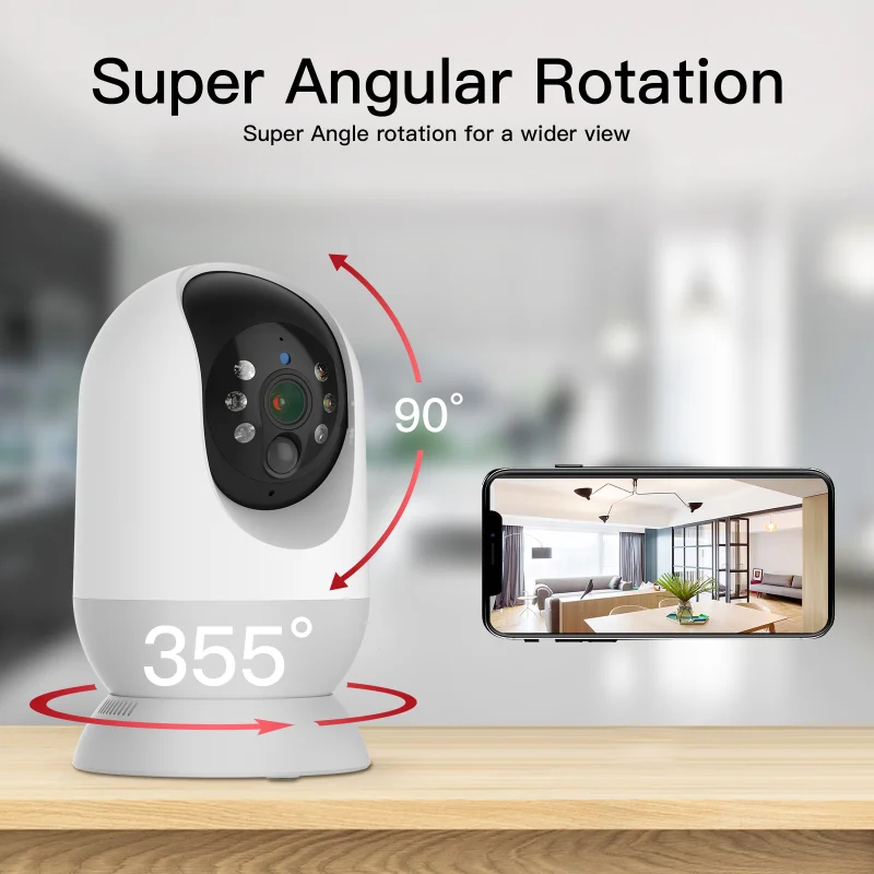 

Smart Survalance Camera CCTV IP P2P Baby Monitor Smart Home Wireless Wifi IP Camera Security HD Night Vision Shaking Head webcam