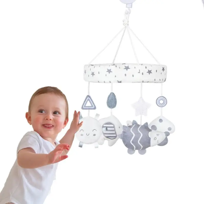 

Kid Mobile For Crib Rotatable Crib Mobile Bed Bell And Digital Music Box With Lullabies Nursery Toy For Newborn 0-24 Months