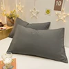 Gray Pillows Cover 2pcs Pillowcase 48x74cm Cushion Cover Rectangle Pillowslip for Home funda almohada Simple Style Pillow Case 1