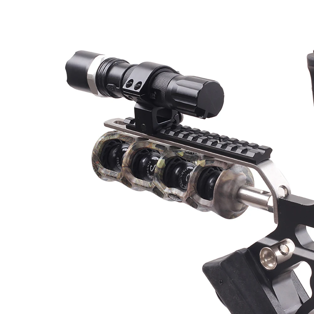 ArcheryFlashlightBracketStandLaserSightLampHolderNightMount