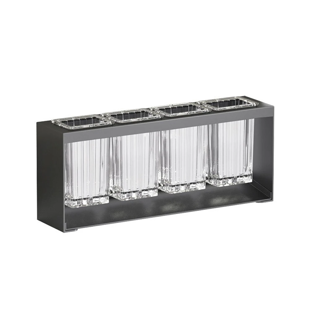 

Partitioned Storage Countertop Drain Rack Countertop Drain Rack Home Bathroom Tilting Pan Tilting Pan Package Content