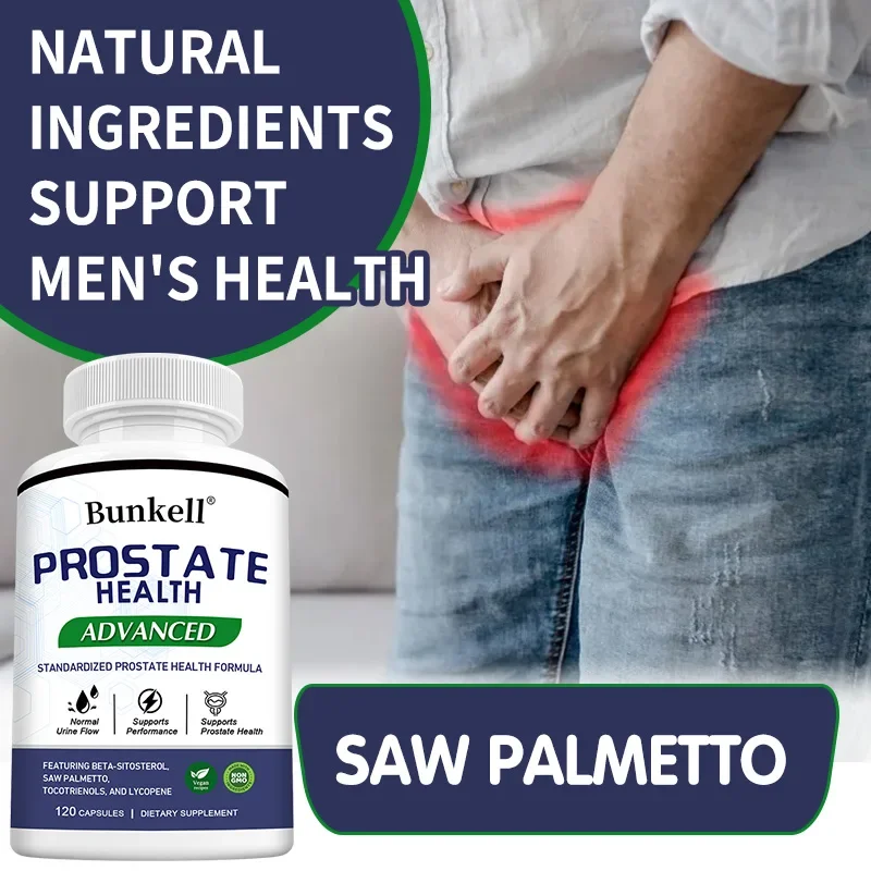 Prostate Health Supplement-Herbal Blend for Urinary Tract and Bladder-Saw Palmetto Formula Capsules, Adult Men