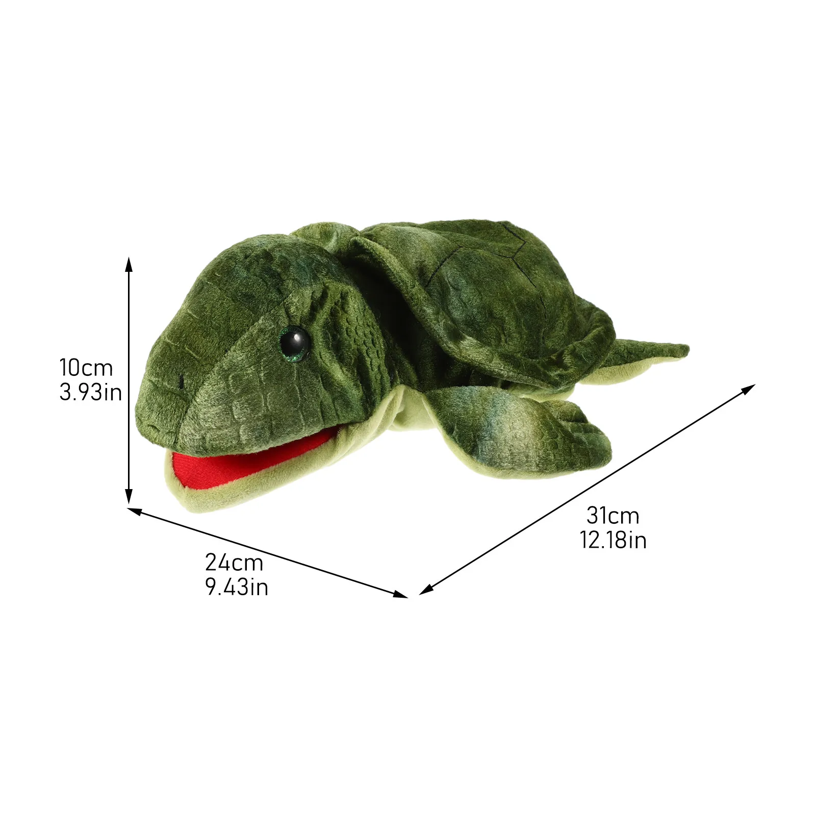 취침 시간 이야기를 위한 대화형 거북이 손인형 창의적 놀이 발달 손재주 상상력 어휘 부모 자녀