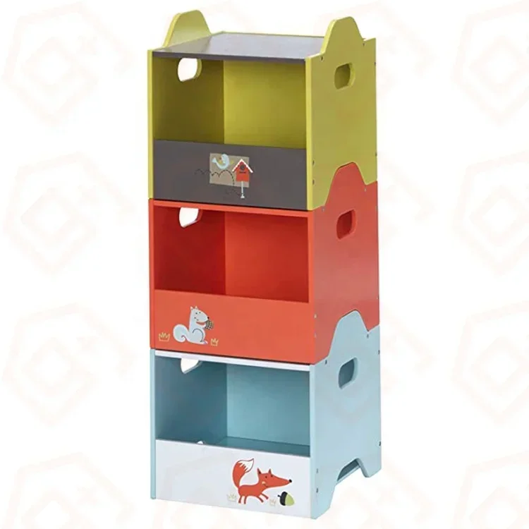 Children's Home Or Kingdom Wooden Furniture Combination Cabinet Kids Toys Cabinet