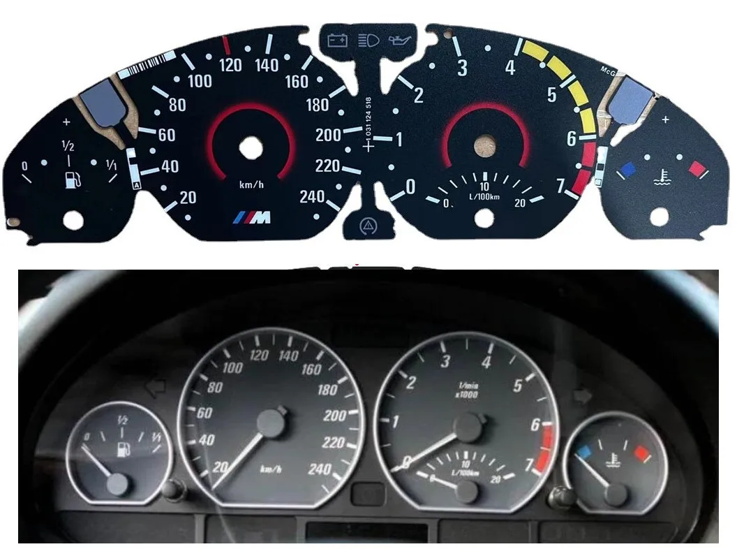 Dash Gauge Face For BMW E46 323Ci 325Ci 328Ci 330Ci 3M Instrument Gauge