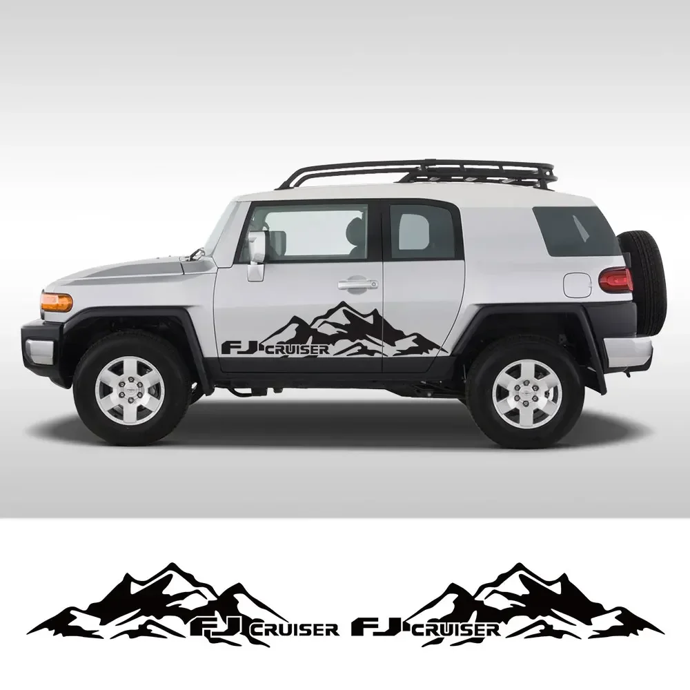 Auto sticker sticker graphics2 stks/partij Body Deur Side Rok Stickers