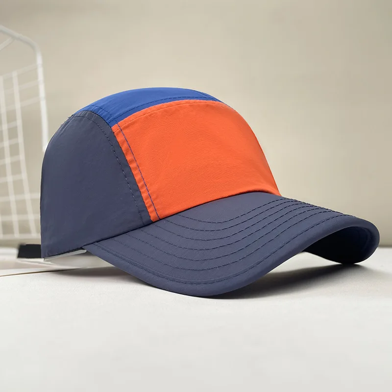 Unisex Contrast Color Baseball Cap Quick Drying Outdoor Hat