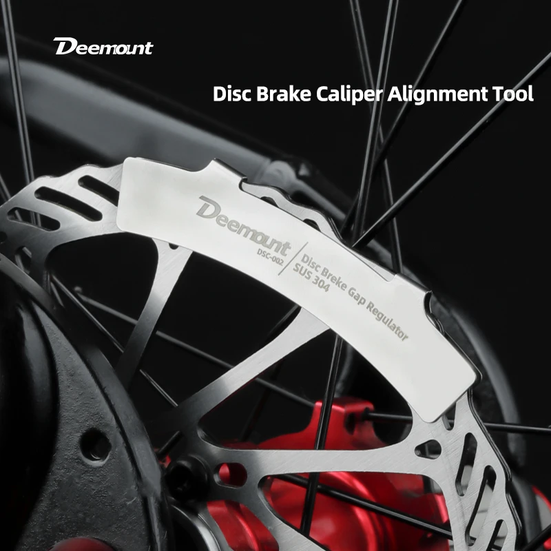Bicycle Disc Brake Caliper Alignment Tool Stainless Steep Line Pulling