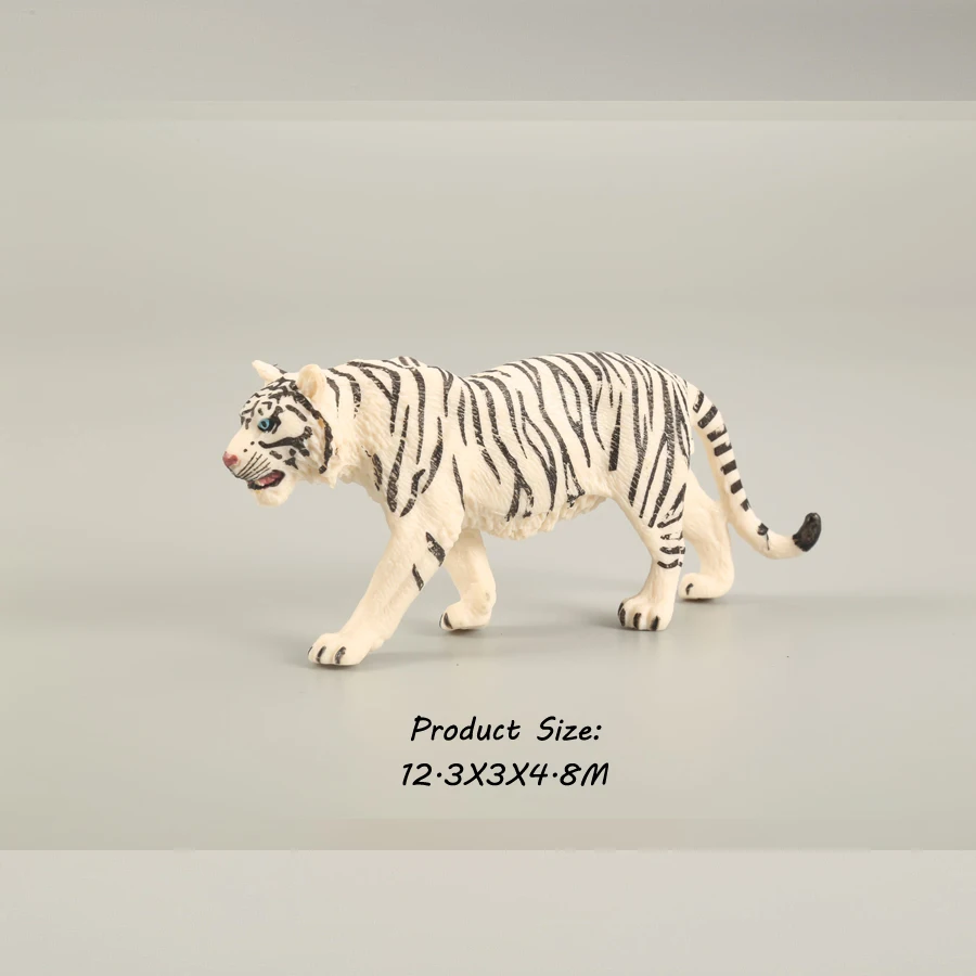 YeoNational&Toys 54 stuks mini-speelgoedset van jungle-dieren, dierenfiguren, dierenwereld, leerstoffen, feestaccessoires, speelgoed voor jongens en kinderen, levensechte wilde dieren, speelset van dieren in het bos