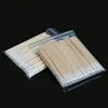 Disposable Cotton Swab Lint Free Micro Brushes Wood Cotton Buds Swabs Ear Clean Stick Eyelash Extension Glue Removing Tool 2
