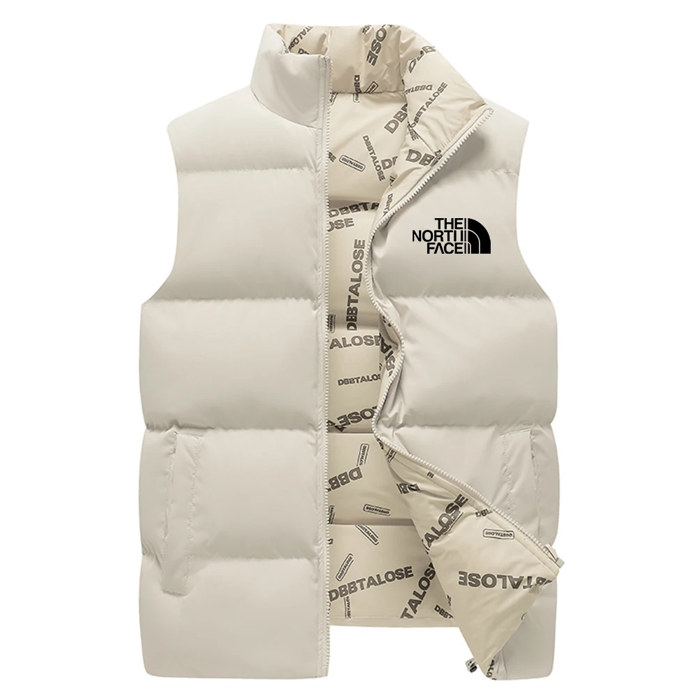 Men's Double-Sided Winter Sleeveless Vest Sports Fashion Top Casual Street Jacket fashionable vests sleeveless vests sleeveless vest casual jacket