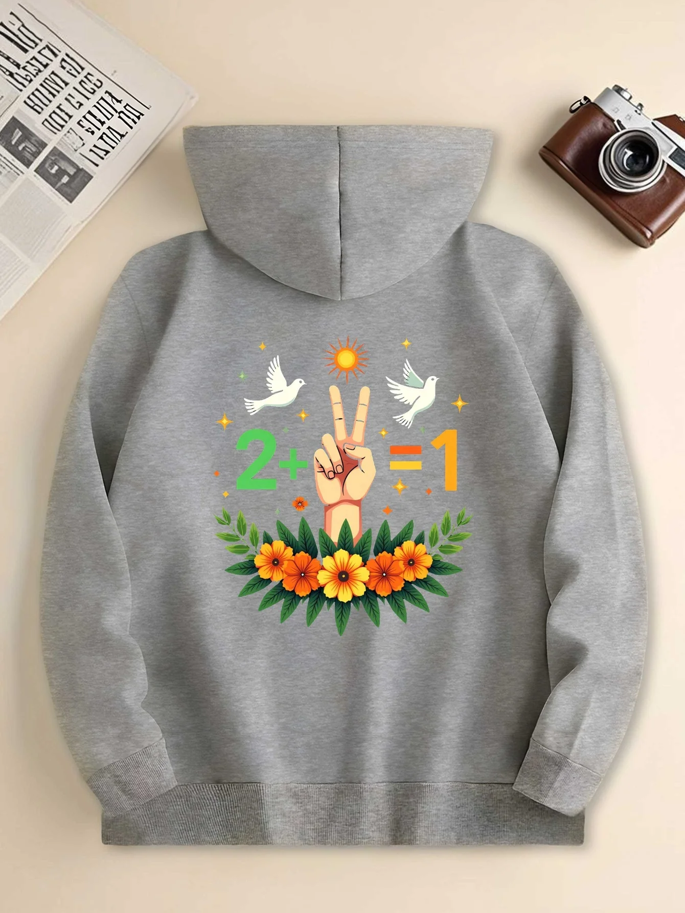 equation Middle eastern Kurdish Peace Sign Men's hoodies