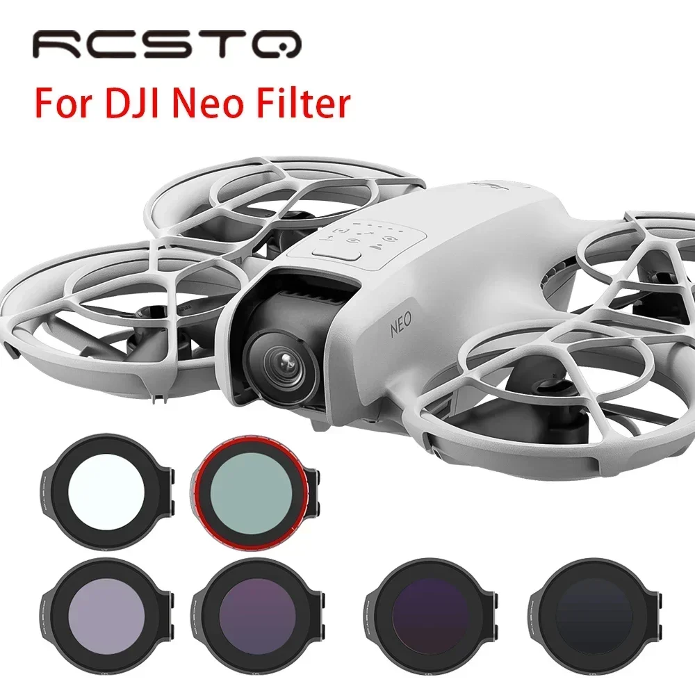 RCSTQ For DJI Neo Lens Filter UV CPL ND8 ND16 ND32 ND64 ND/PL   Drone Camera Lens ND Filters Set For DJI Neo Accessories
