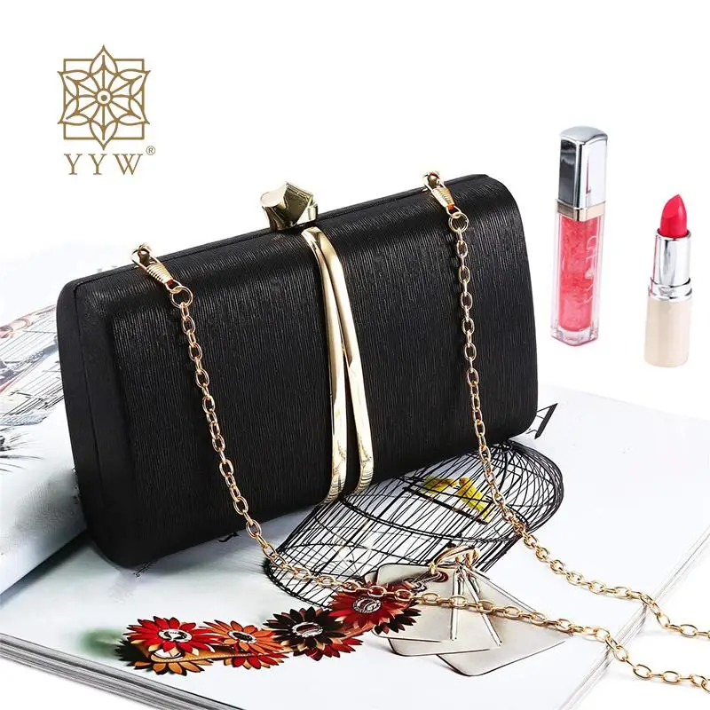 Women Dinner Evening Dress Party Clutch Handbag Hard Matte PU Leather Ladies Wedding Bridal Messenger Square Purse Shoulder Bags