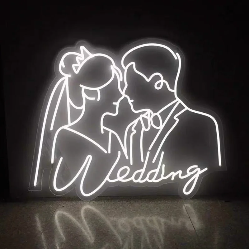 

Custom Neon Light Wedding Party Neon Sign Words Signage Logo Wall Home Decoration Letter Lamp Free Design Acrylic 12v Led