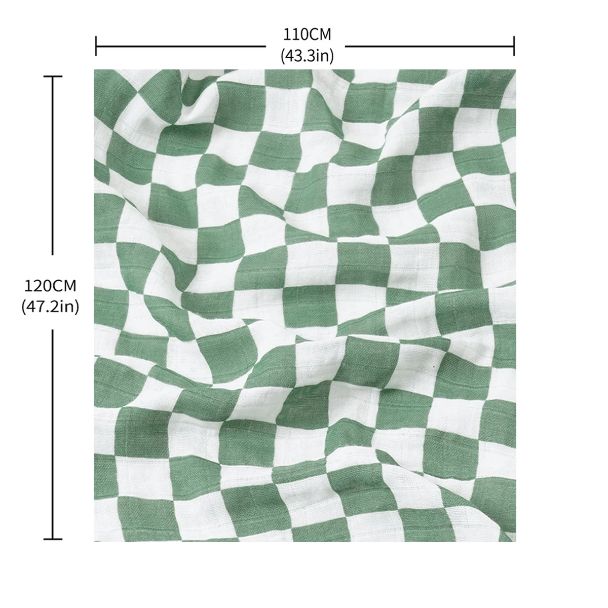 Elinfant 2pcs Set 100% Cotton Muslin Swaddle Blanket Bamboo Cotton Soft Baby Towel Stroller Cover Photopraphy Blankets 2