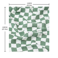 Elinfant 2pcs Set 100% Cotton Muslin Swaddle Blanket Bamboo Cotton Soft Baby Towel Stroller Cover Photopraphy Blankets 2