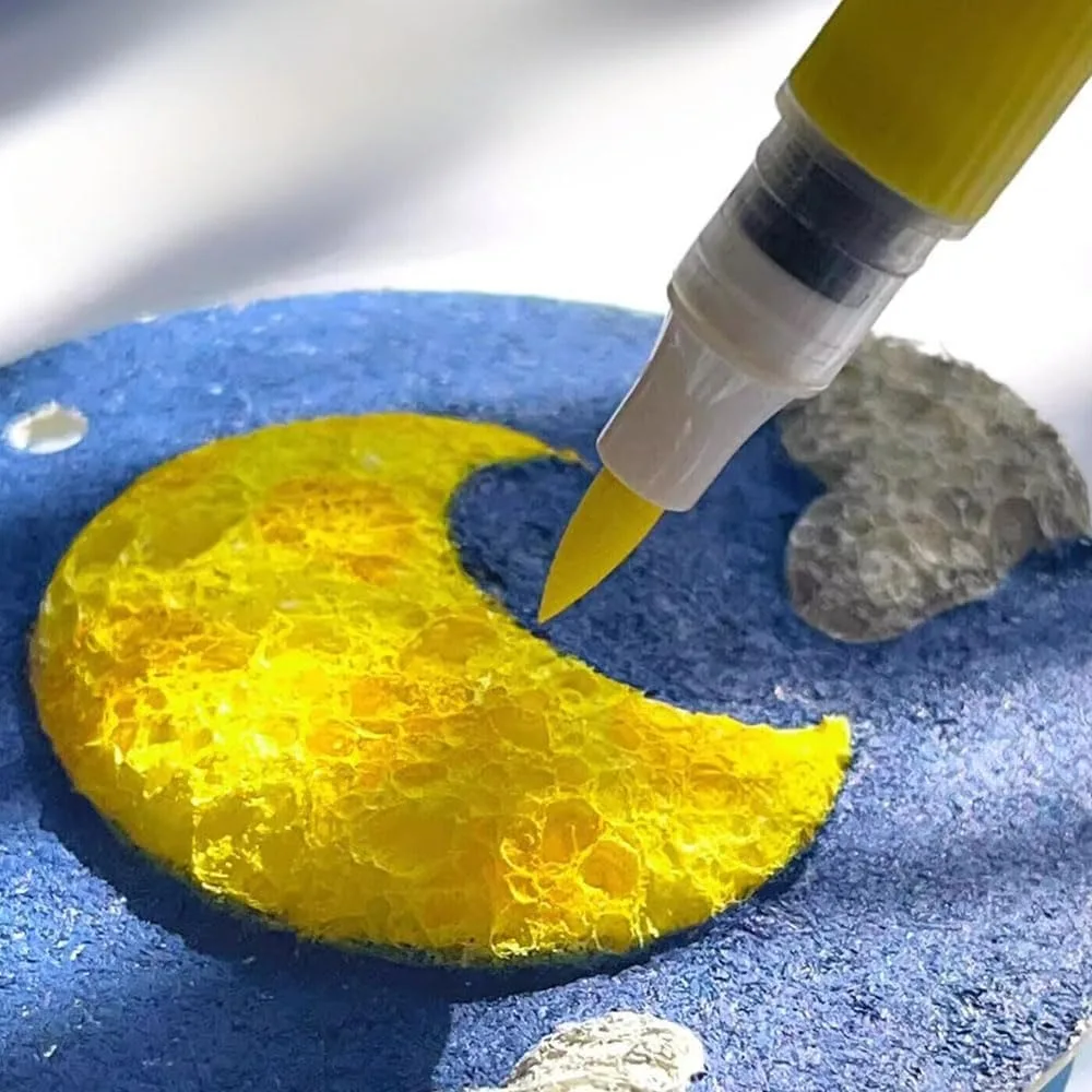3D Drawing Paper 30Pcs With Water Brush DIY