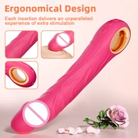 Dildo Vibrator für Frauen Vagina G-Punkt Vibrator Klitoris Nippel Stimulator Gefälschte Penis Weibliche Masturbation Sex Spielzeug für Frauen 3