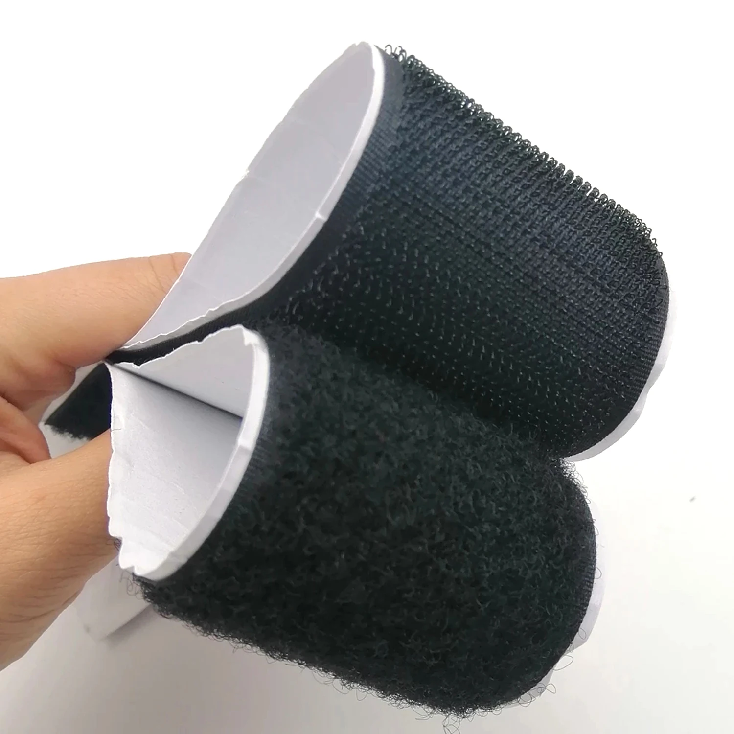 Lot de 2 mètres de bande auto-agrippante blanche 20 mm pour couture et bricolage