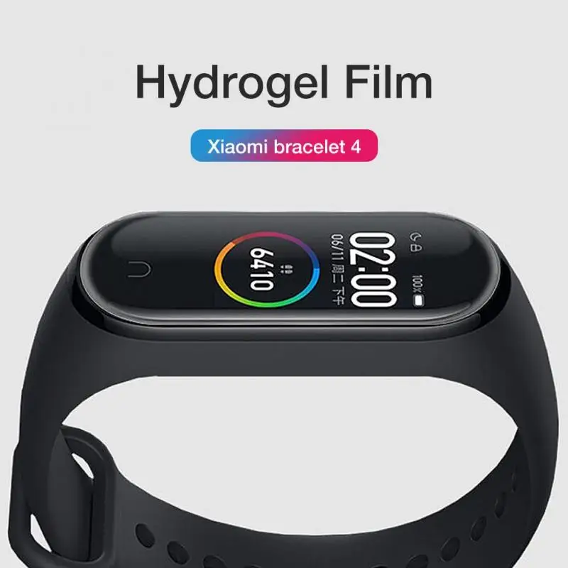 Watch Screen Protector 9D Curved Hydrogel Film Full Screen Accessories For Xiaomi Mi Band 8 7 3 4 5 6 Pro