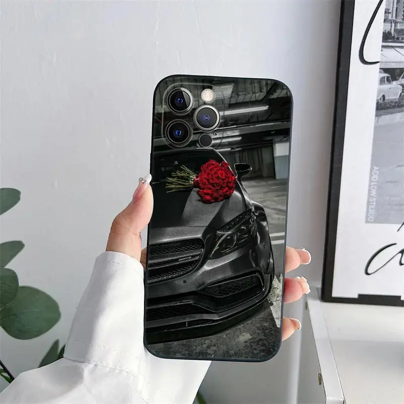 Sleek Men's SUV Sports Car Phone Case - Premium Soft Cover