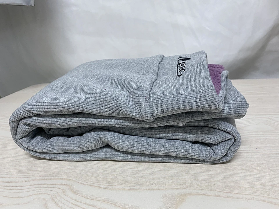 Plus Size Women's High-Waist Fleece Lined Ribbed Leggings