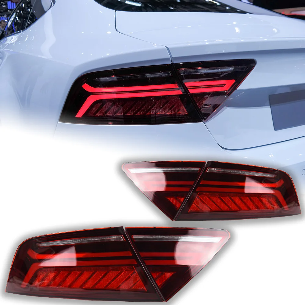 

Car Lights for Audi A7 Led Tail Lamp 2011-2018 RS7 Dynamic Signal Tail Light Animation Rear Stop Brake Reverse Accessories