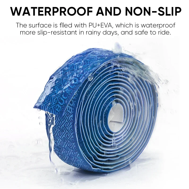 Bike Handlebar Tape BUCKLOS Road Bike Handlebar Tapes Non Slip Gravel Bicycle Bar Tape Speed Race Cycling Handle Wrapper Strap Soft Bar Cover Ribben
