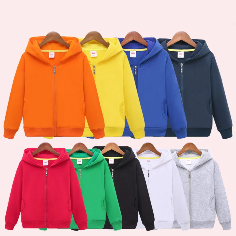 

2023 New Spring and Autumn Small, Medium, and Big Boys and Girls' Sports Long Sleeve Zipper Coat New Children's Cotton Top